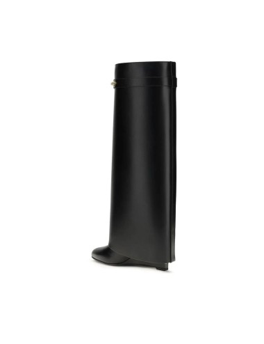 Givenchy – Boots Shark Cuir Veau Noir | Bottes Luxe Femme