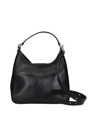 Balenciaga – Sac Hobo Cuir Noir Fermoir BB