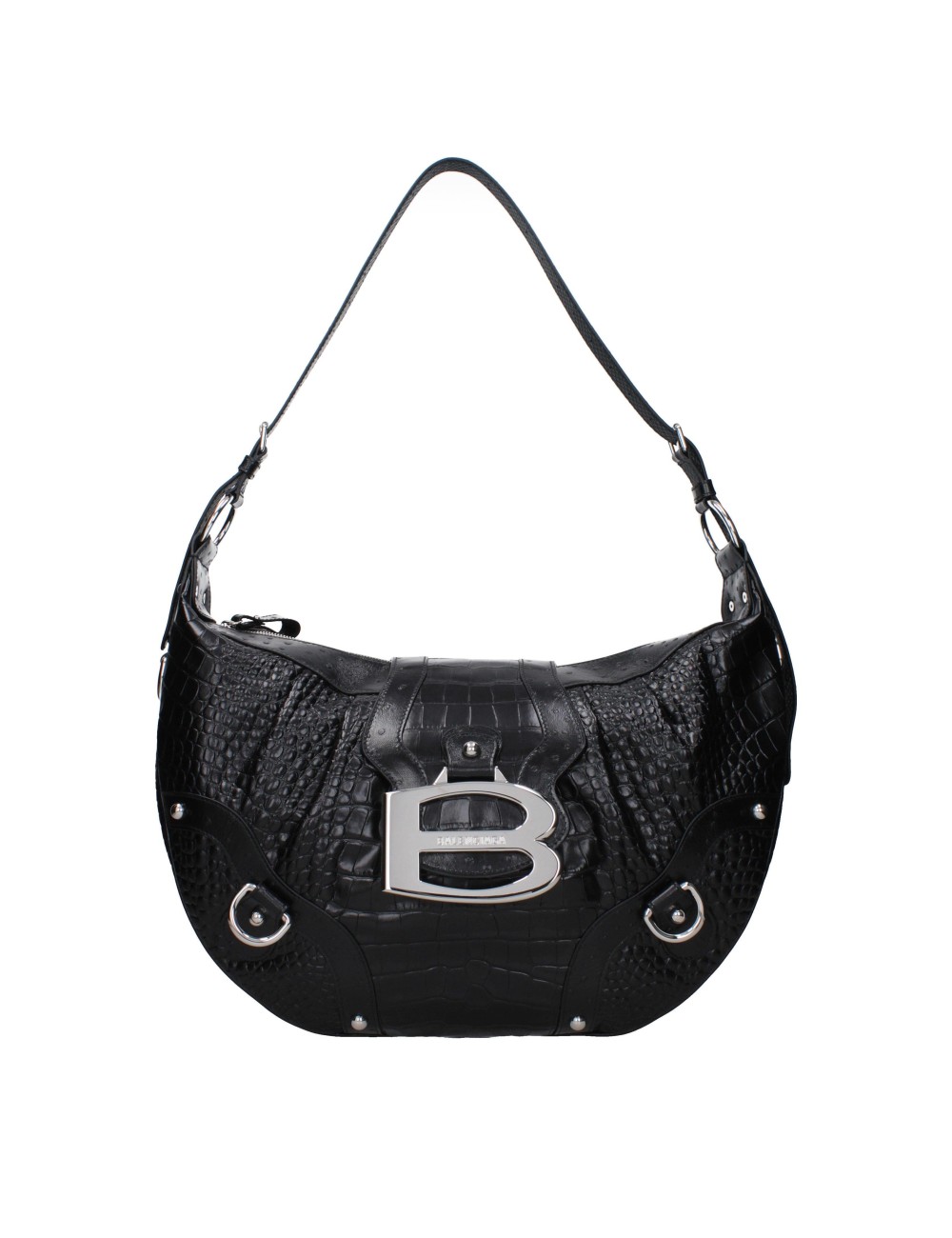 Balenciaga Essex Hobo Noir Cuir Croco – Zip & Bouton