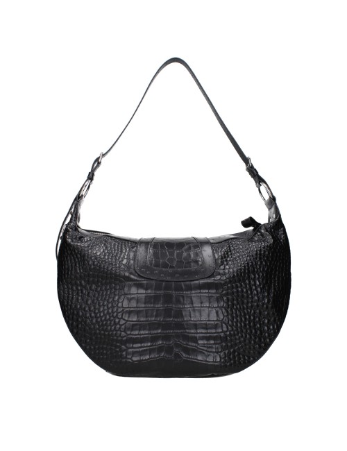 Balenciaga Essex Hobo Noir Cuir Croco – Zip & Bouton