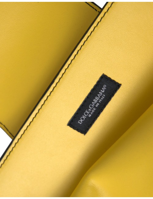 Sac Dolce & Gabbana DG Logo cuir jaune femme luxe