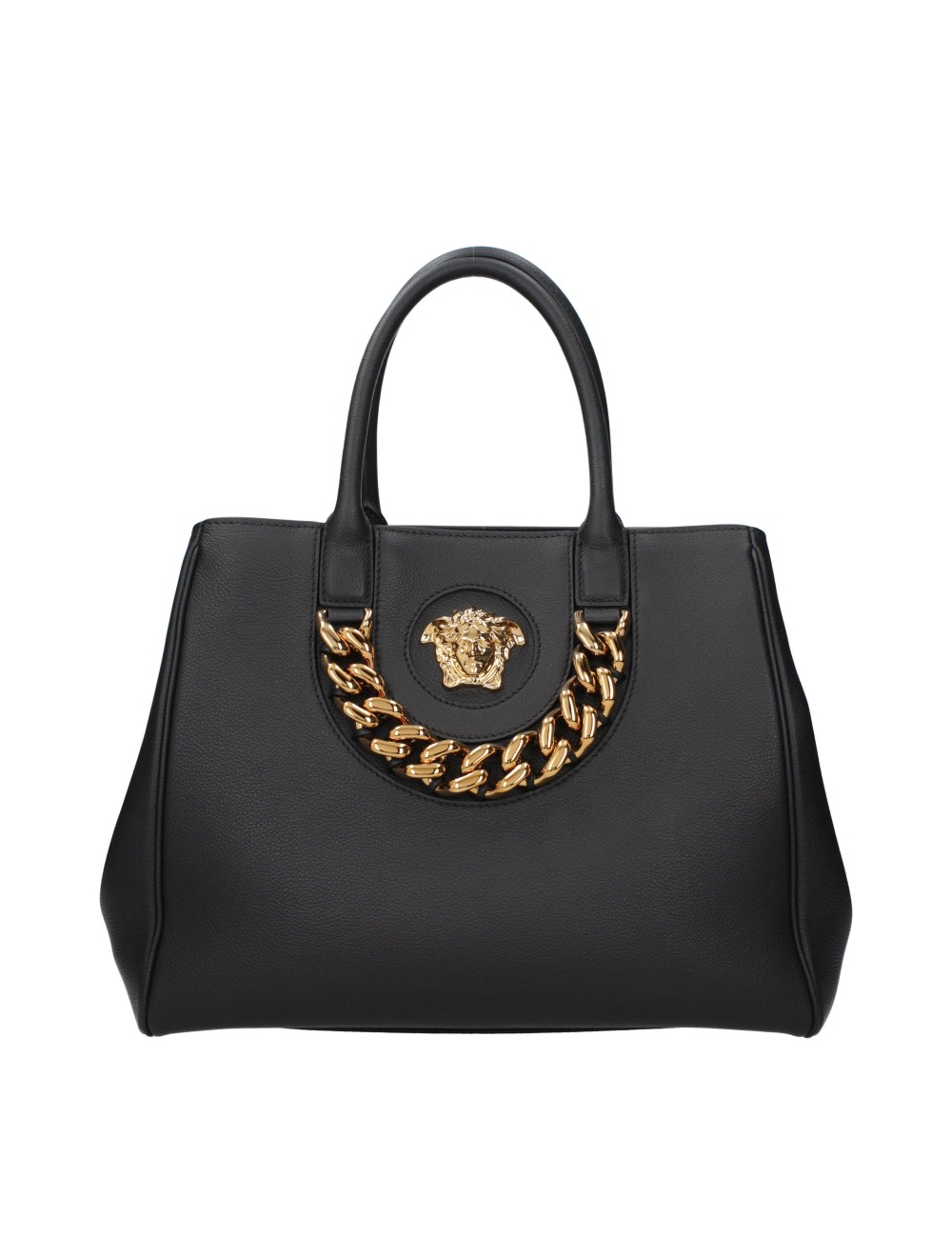 Sac Versace femme cuir noir bandoulière luxe Medusa