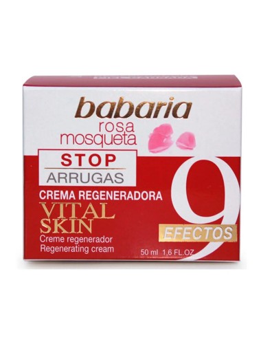 Babaria Rosa Mosqueta Vital Skin Crème Régénératrice Stop Rides 50ml