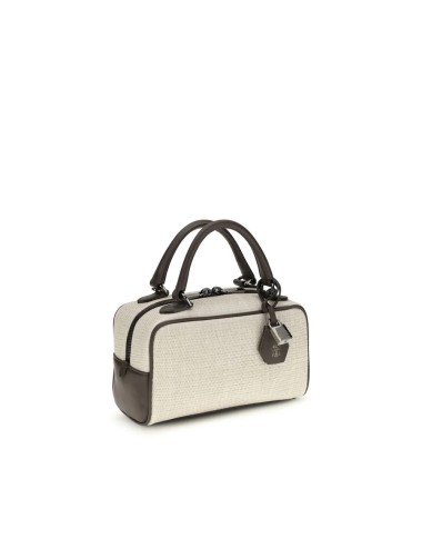 Sac à main Brunello Cucinelli gris en polyamide