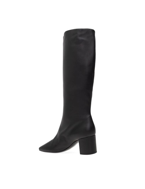 Bottes Dolce & Gabbana en cuir noir à talon haut femme