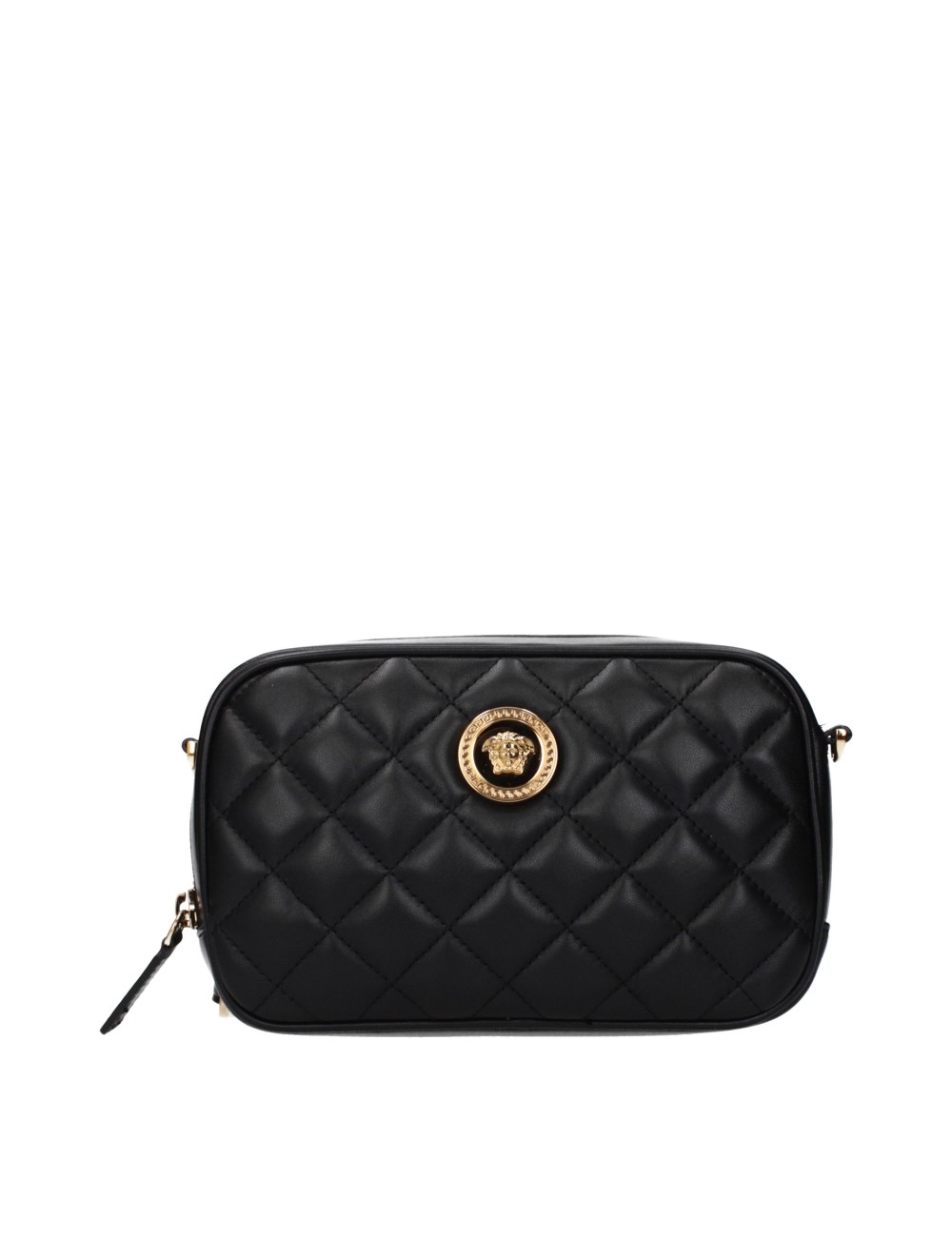 Sac Versace noir matelassé Medusa – Mini sac luxe femme
