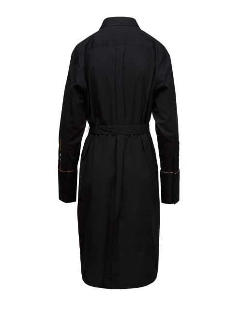 Robe Chemise Burberry Ivery Ceinturée Coton Femme Luxe