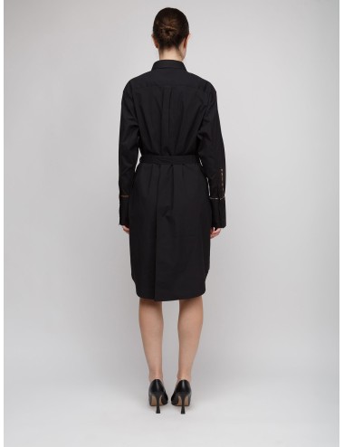 Robe Chemise Burberry Ivery Ceinturée Coton Femme Luxe