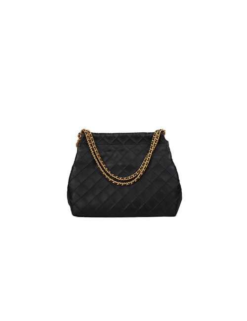Sac Hobo Tory Burch Fleming Noir Cuir Femme Luxe