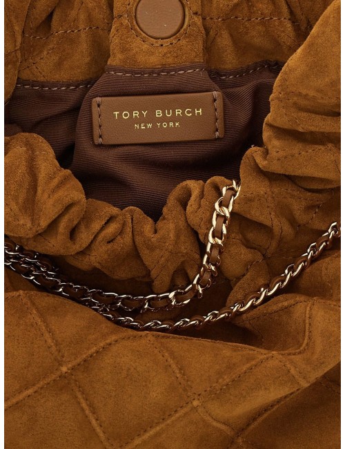 Sac Porté Épaule Tory Burch Noir Cuir Femme Luxe