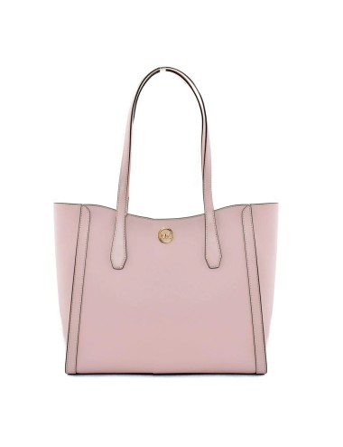 Sac mini tote Michael Kors en toile rose – format compact chic femme