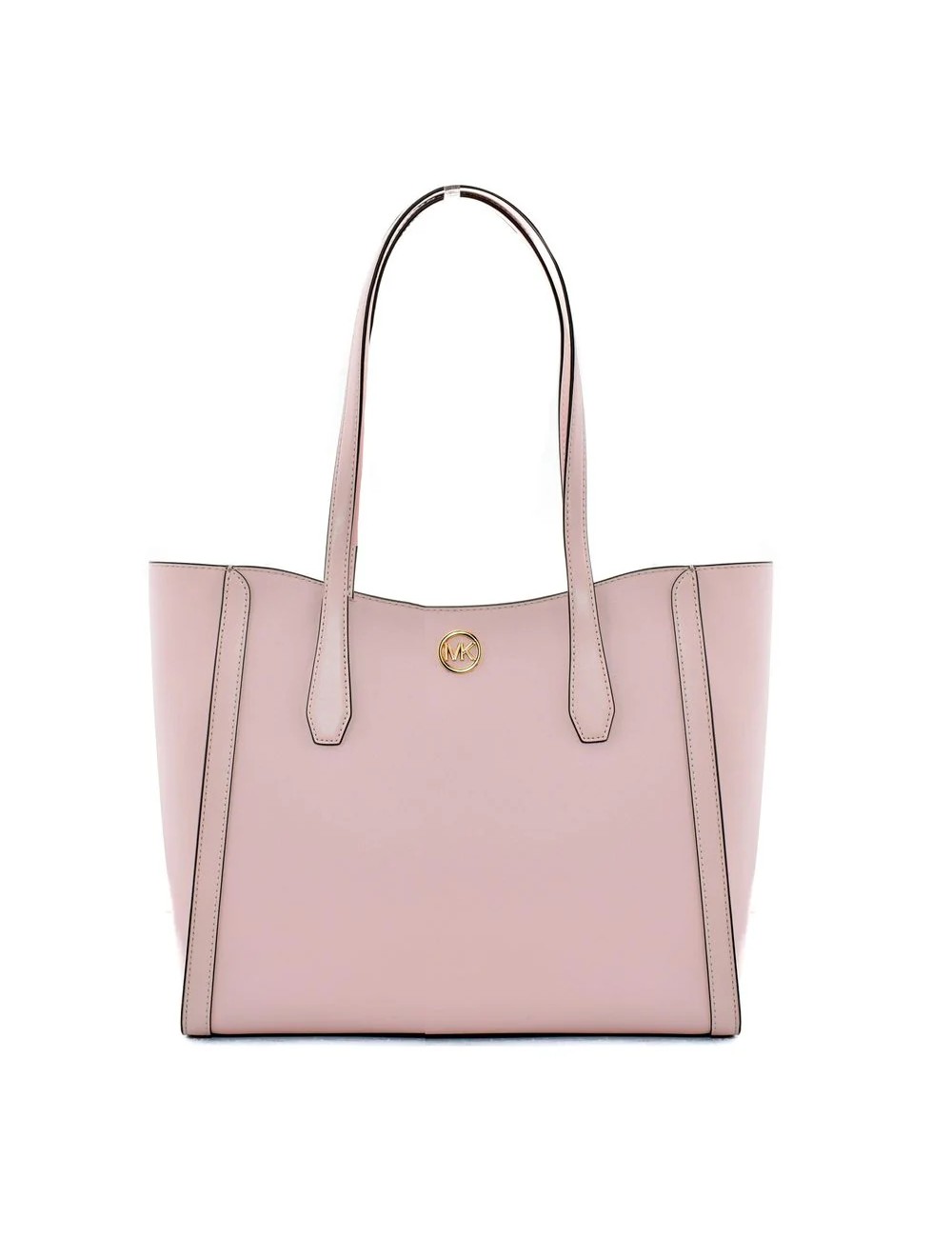Sac mini tote Michael Kors en toile rose – format compact chic femme