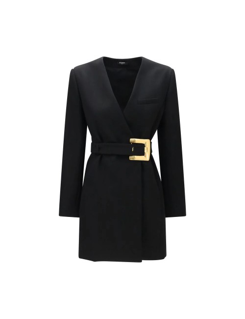 Balmain Black Wool Blazer – veste luxe femme tailoring parisien