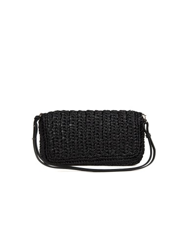Sac Miu Miu Crystal Cloqué Noir Cuir Nappa Femme