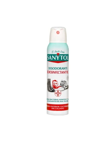 Sanytol Footwear Disinfectant Deodorant Spray 150ml