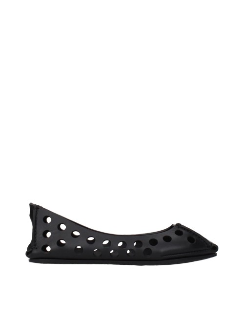 Ballerines Alaïa en Cuir Noir Femme – Élégance Italienne