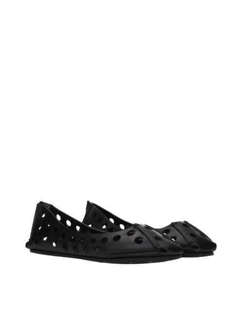 Ballerines Alaïa en Cuir Noir Femme – Élégance Italienne