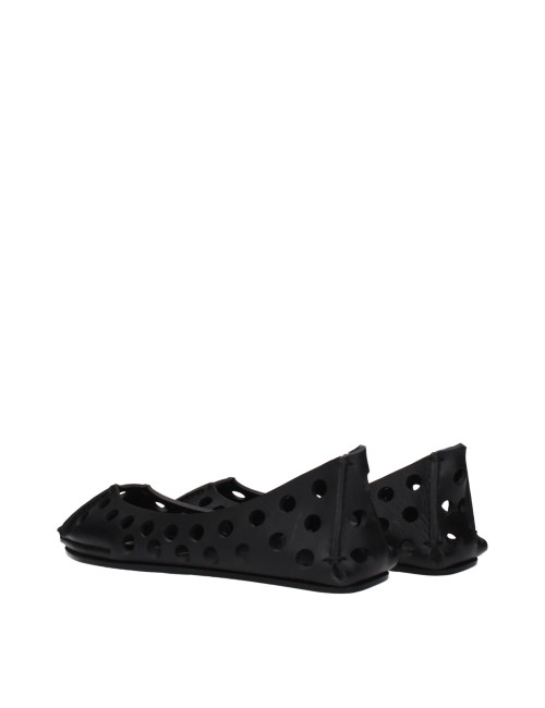 Ballerines Alaïa en Cuir Noir Femme – Élégance Italienne