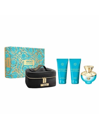 Versace Dylan Torquoise Eau De Toilette Spray 100ml Coffret 4 Produits