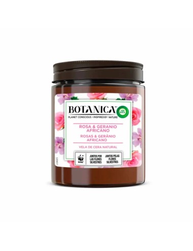 Air Wick Botanica Rose & Geranium Candle 205g