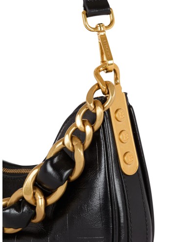 BALMAIN Soft Moon 1945 sac épaule cuir noir luxe - Paloma Private Club