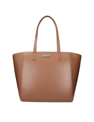 KARL LAGERFELD SAC À BANDOULIÈRE CORÉEN POLYURÉTHANE MARRON