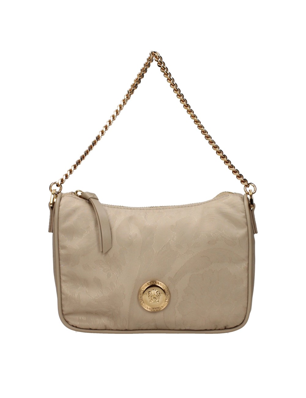 Sac à Main Versace Beige en Toile et Cuir