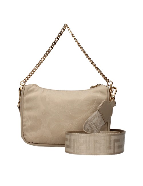 Sac à Main Versace Beige en Toile et Cuir