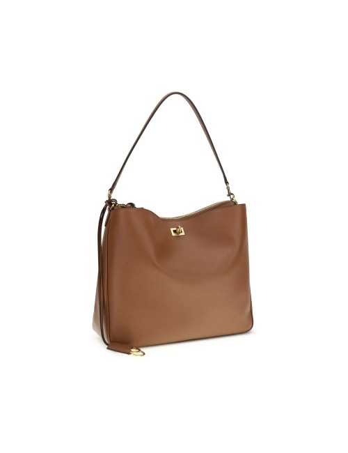 Sac Balenciaga Rodeo Cuir Veau Noir Femme Luxe Épaule