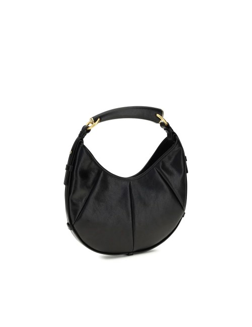 Saint Laurent Black Calf Leather Bos Taurus Shoulder Bag
