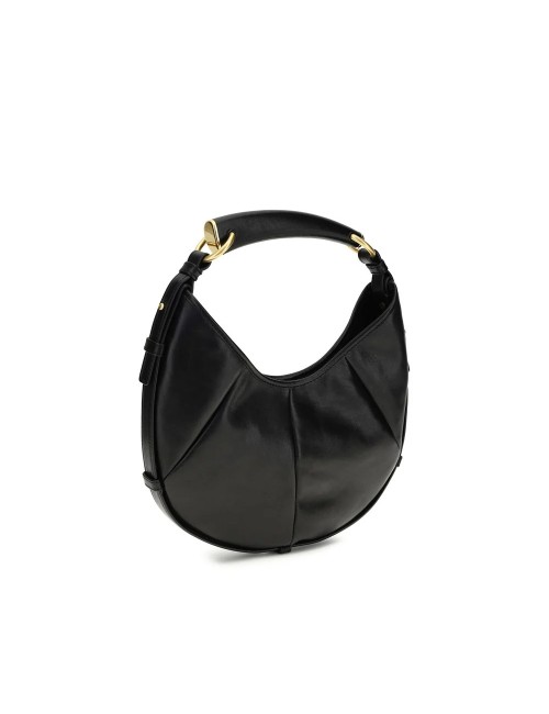 Saint Laurent Black Calf Leather Bos Taurus Shoulder Bag