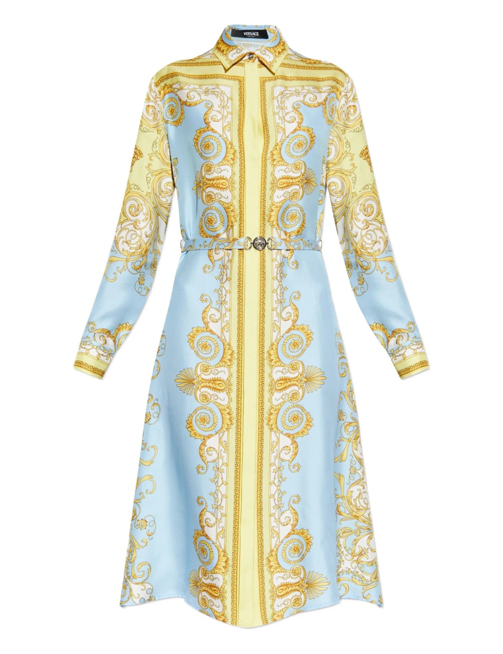 Versace robe mi-longue à boucle Medusa