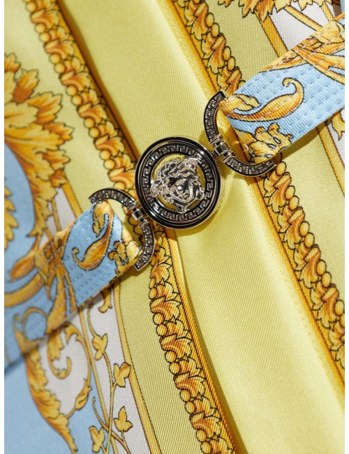 Versace robe mi-longue à boucle Medusa