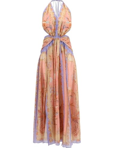 Robe Zimmermann Indra Plunge Halter Maxi Dress