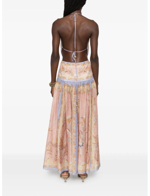 Robe Zimmermann Indra Plunge Halter Maxi Dress