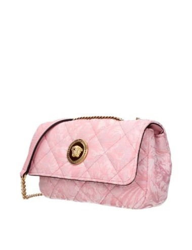 VERSACE SAC PORTÉ ÉPAULE FEMME TISSU ROSE