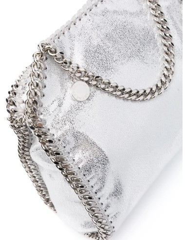 Stella McCartney Falabella sac cabas argent métallisé - Paloma Private Club
