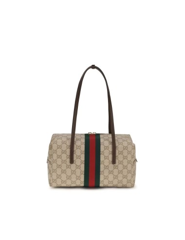 Sac Gucci beige en tissu - sac de luxe femme élégant
