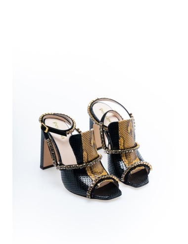 Sandales Pollini femme en cuir