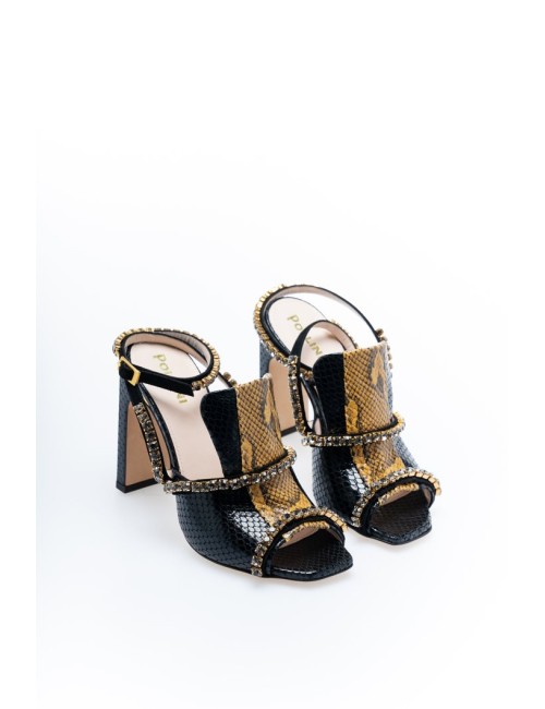 Sandales Pollini femme en cuir