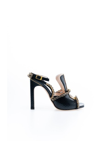 Sandales Pollini femme en cuir