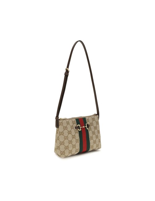 Sac Gucci beige en toile - sac de luxe femme élégant