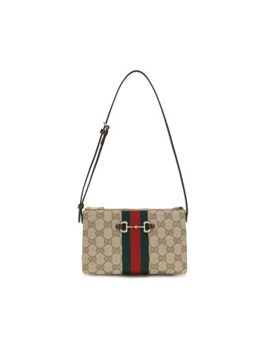 Sac Gucci beige en toile - sac de luxe femme élégant