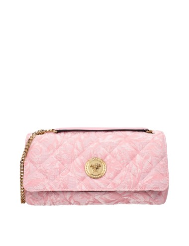 Sac Versace Femme Tissu Rose – Sac Bandoulière