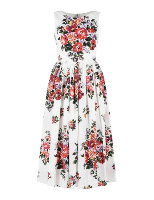 Maxi Robe Blanche Dolce & Gabbana – Robe Longue