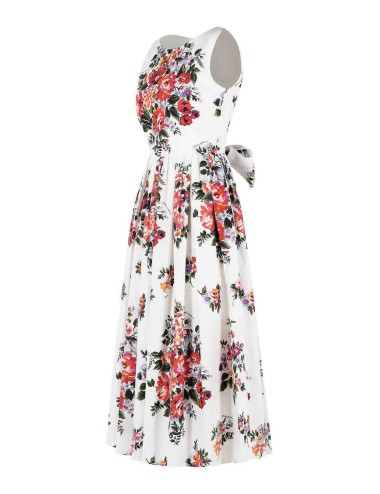 Maxi Robe Blanche Dolce & Gabbana – Robe Longue