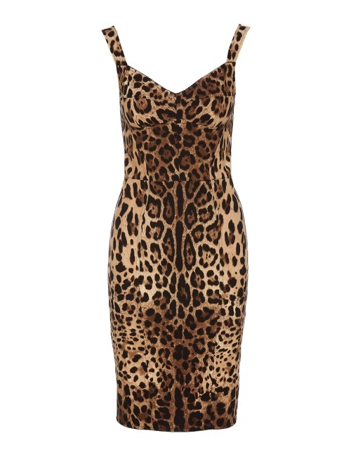 Robe Au Genou - Multicolore - DOLCE & GABBANA