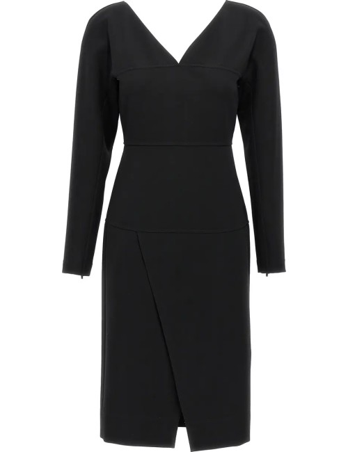 Robe Longue Manches Fendi Midi Femme – Robe Jersey Stretch