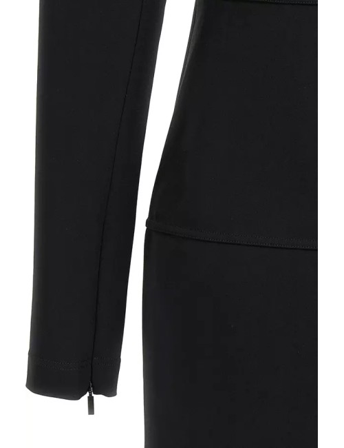 Robe Longue Manches Fendi Midi Femme – Robe Jersey Stretch