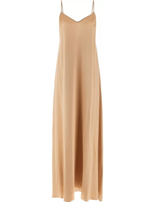 Robe Longue Viscose Beige - Ferragamo
